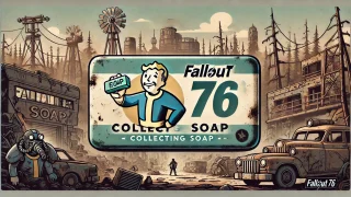 Fallout76の石鹸を効率的に集める方法とおすすめの場所を紹介する画像