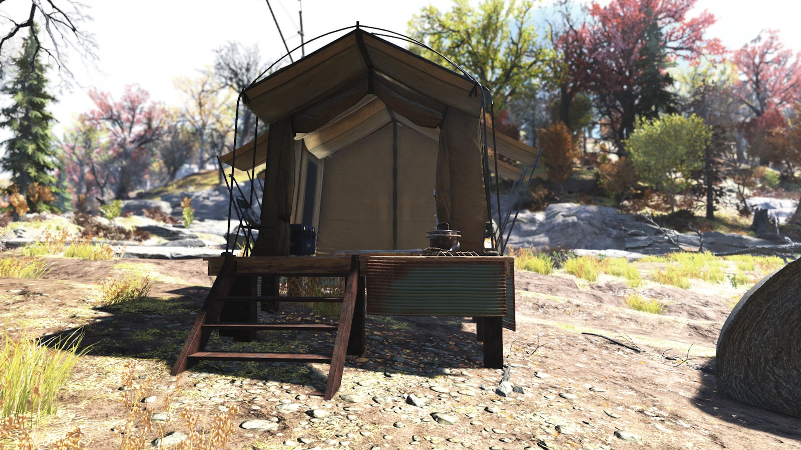 【Fallout76】サバイバルテントの変更方法