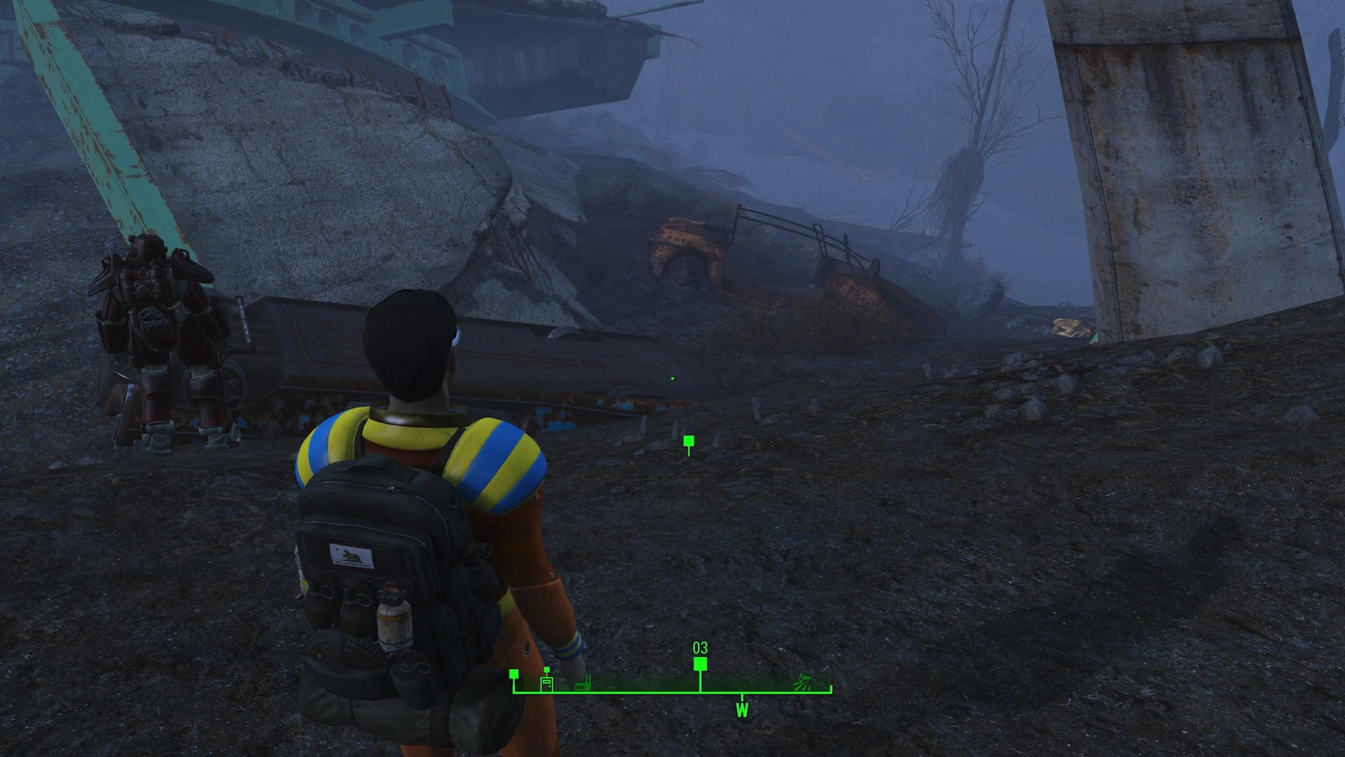 【Fallout4】「echoes of the past」でフィールドキャンプが表示されないバグの対応方法