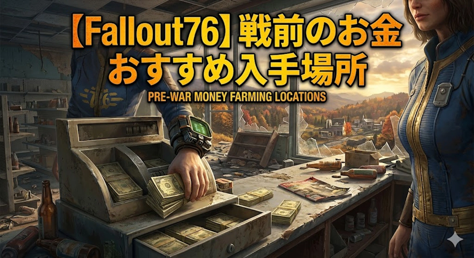 【Fallout76】戦前のお金 おすすめ入手場所2選