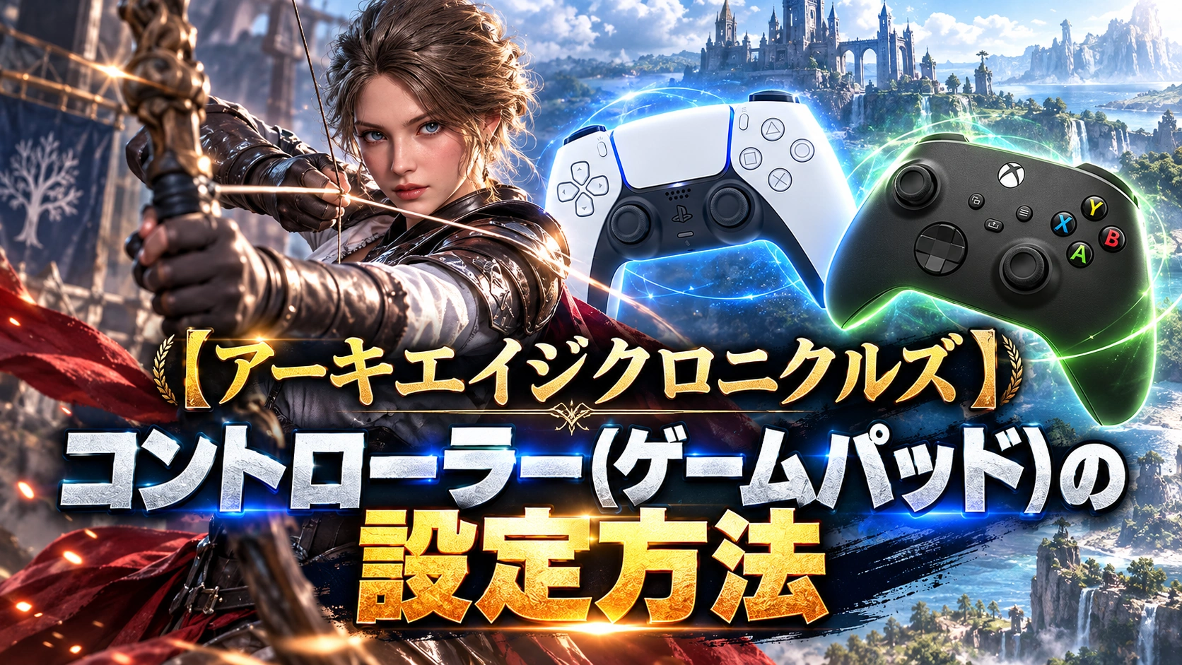 【アーキエイジクロニクルズ】コントローラー（ゲームパッド）の設定方法