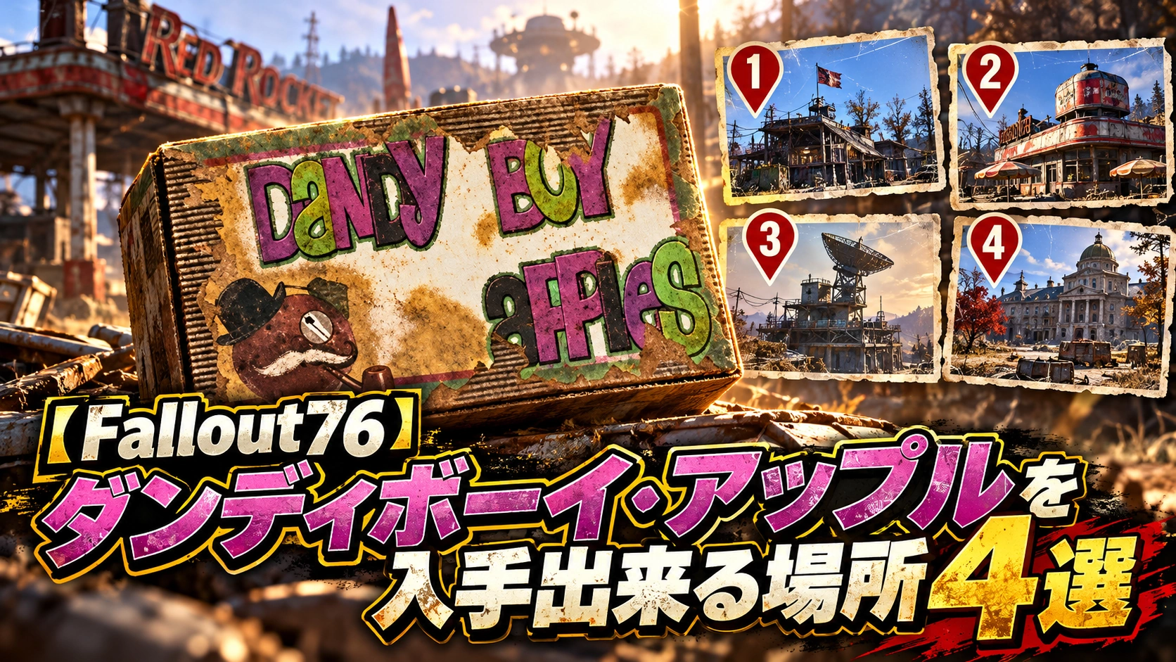 【Fallout76】ダンディボーイ・アップルを入手出来る場所4選