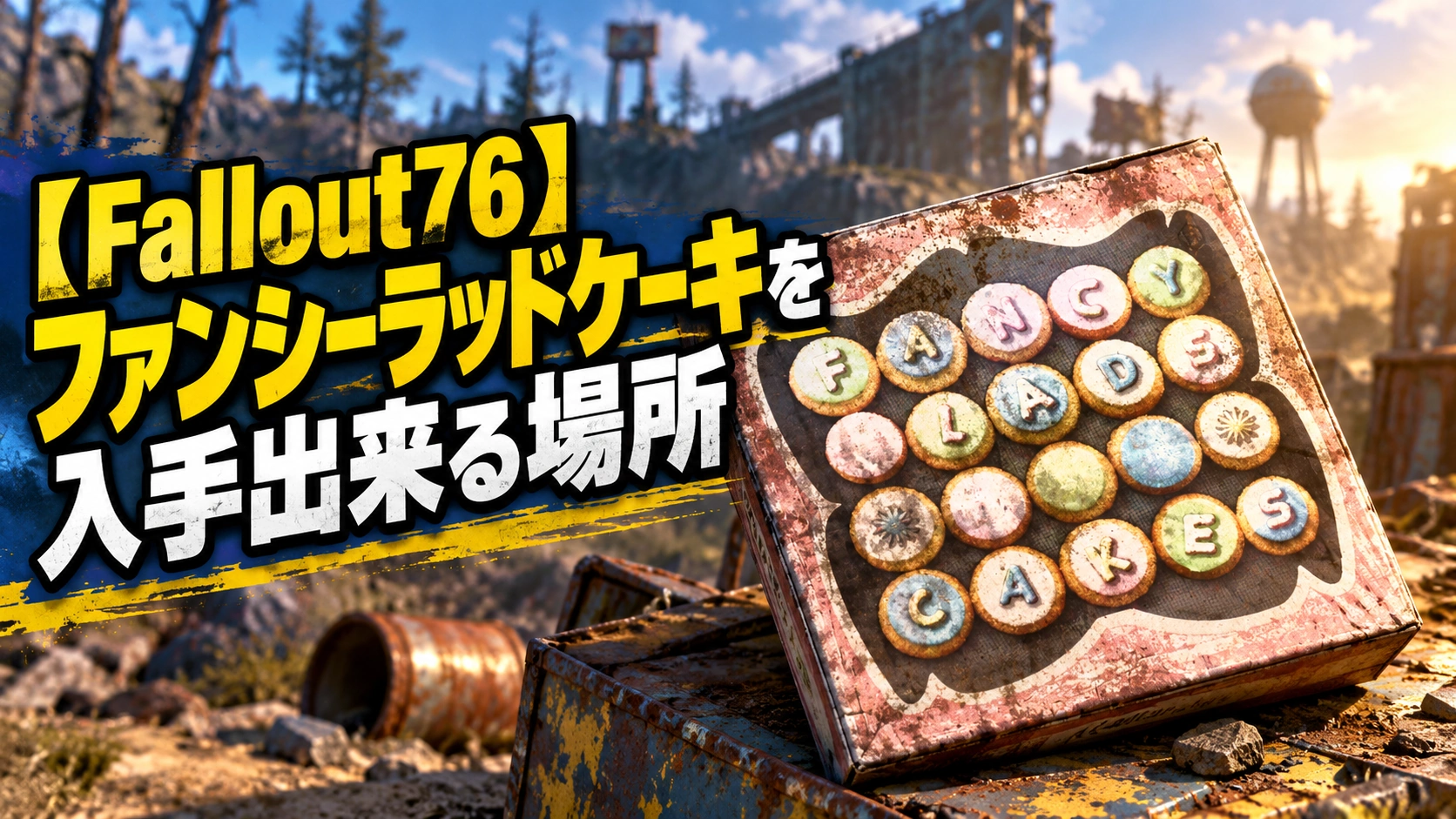 【Fallout76】ファンシーラッドケーキを入手出来る場所