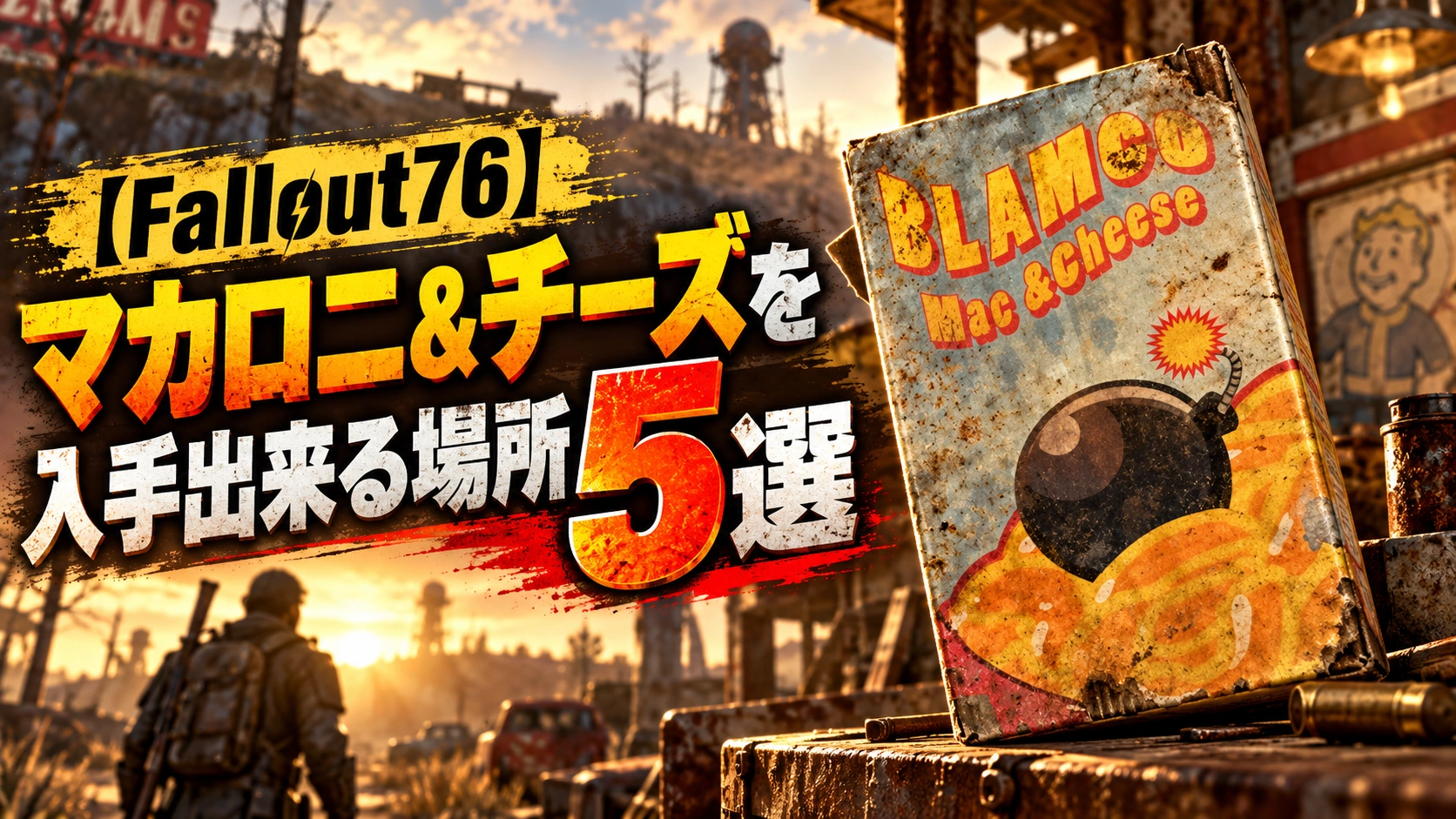 【Fallout76】マカロニ＆チーズを入手出来る場所５選